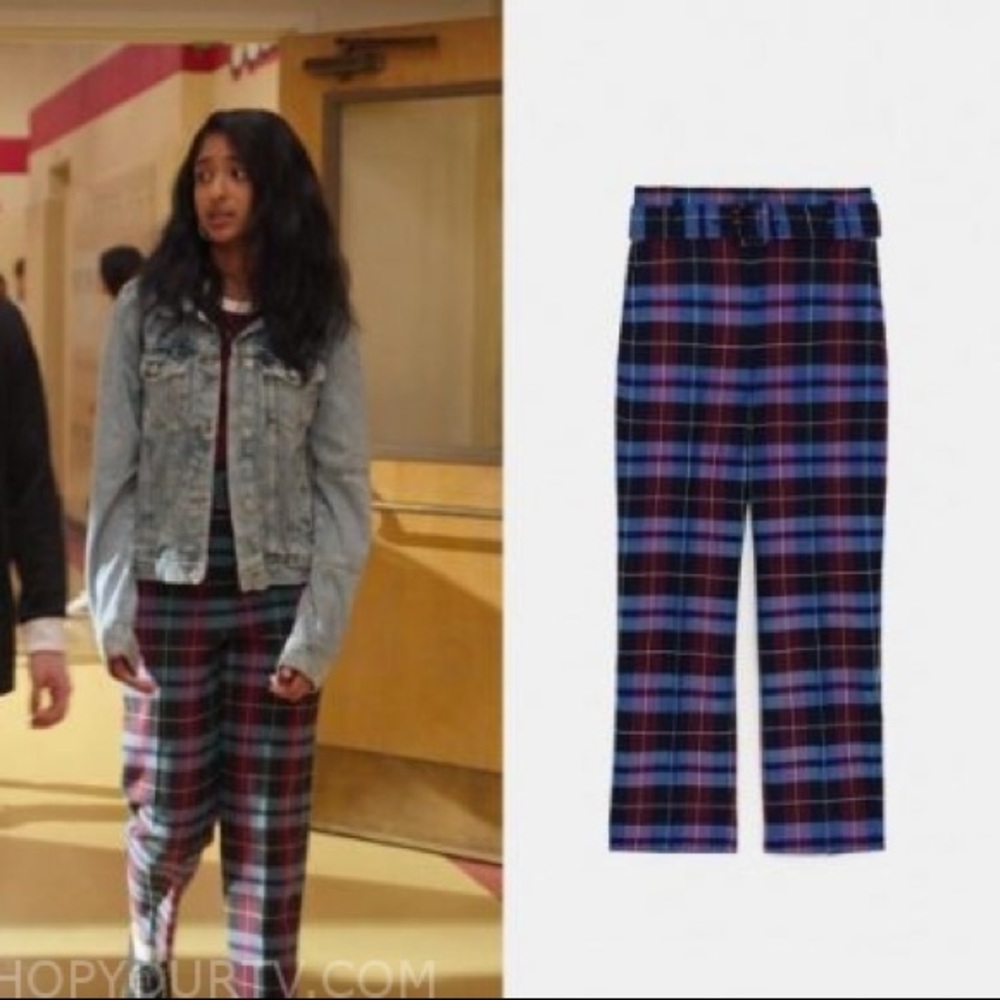 📺As Seen on Never Have I Ever📺 Plaid Pants